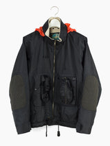 Le Monde Entier 90s Black Nylon Fishing Jacket