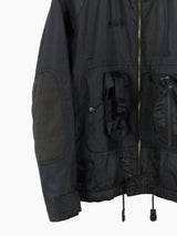 Le Monde Entier 90s Black Nylon Fishing Jacket