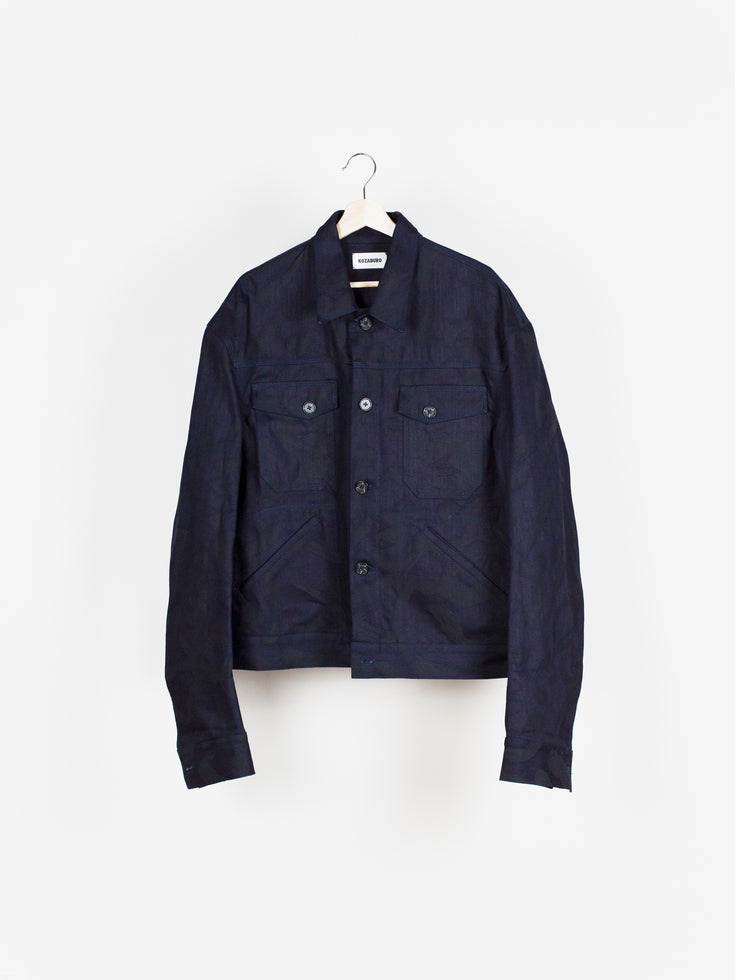 Kozaburo SS19 Type 3 'Calligracamo' Trucker Jacket