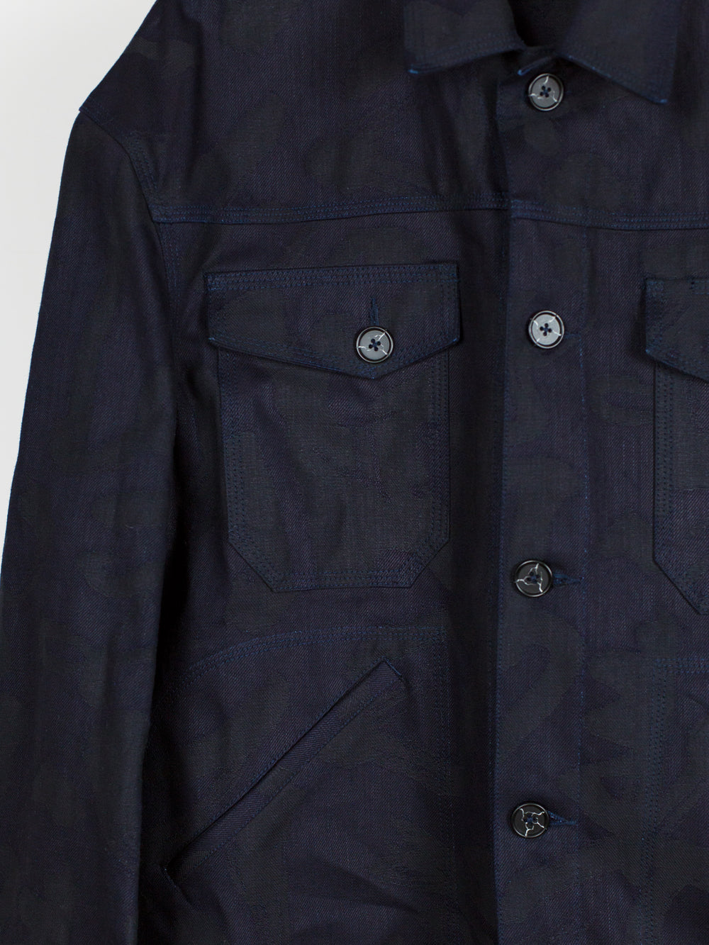 Kozaburo SS19 Type 3 'Calligracamo' Trucker Jacket