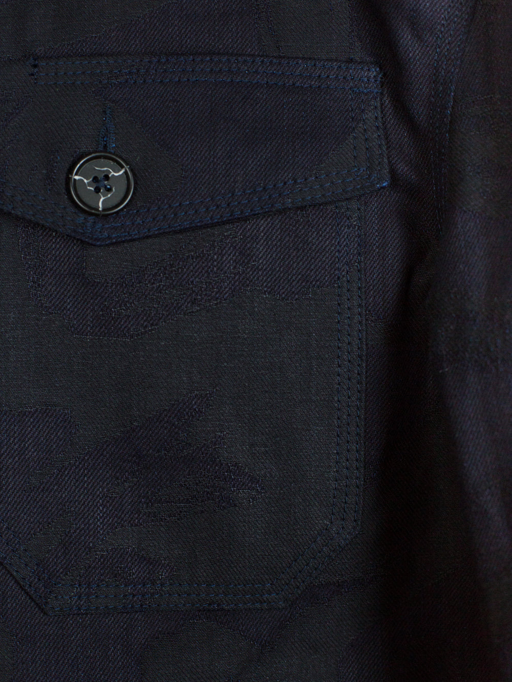 Kozaburo SS19 Type 3 'Calligracamo' Trucker Jacket