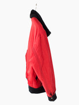 Arrston Volaju by Kohshin Satoh 80s Ring Clasp Mixed Material Reversible Bomber