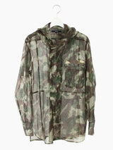 Yuji Yamada 90s Camo Hooded Mesh Field Shirt