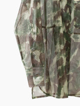 Yuji Yamada 90s Camo Hooded Mesh Field Shirt