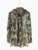 Yuji Yamada 90s Camo Hooded Mesh Field Shirt