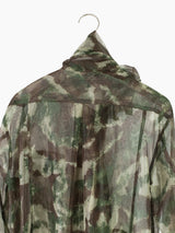 Yuji Yamada 90s Camo Hooded Mesh Field Shirt