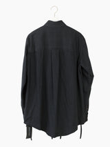 Soshiotsuki SS22 Washed Denim Kimono Breasted Shirt