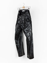 Kiko Kostadinov AW19 00072019 Leather Irene Trousers