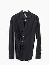 Soshiotsuki SS22 Washed Denim Kimono Breasted Shirt