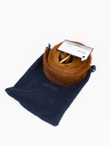 Prada AW17 Fur Belt, Cognac, W28