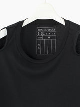 Soshiotsuki SS22 Cutout Shoulder Muslin Tee