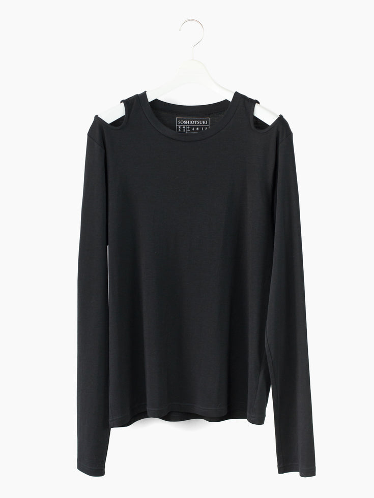 Soshiotsuki SS22 Cutout Shoulder Muslin L/S Tee