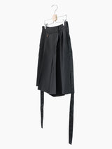 Soshiotsuki SS22 Tropical Wool Side Strap Shorts