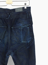 Kozaburo SS19 Calligracamo Short 3D Bootcut Jeans