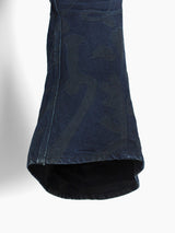 Kozaburo SS19 Calligracamo Short 3D Bootcut Jeans