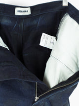 Kozaburo SS19 Calligracamo Short 3D Bootcut Jeans