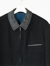 Comme des Garçons Homme Plus SS96 Boiled Wool Zip Blouson