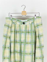 Kiko Kostadinov SS19 00062019 Ganges Pleated Trouser (Madras Check)