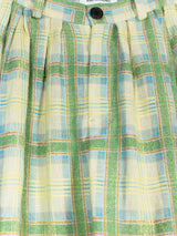 Kiko Kostadinov SS19 00062019 Ganges Pleated Trouser (Madras Check)