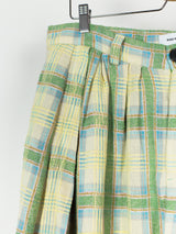 Kiko Kostadinov SS19 00062019 Ganges Pleated Trouser (Madras Check)