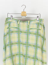 Kiko Kostadinov SS19 00062019 Ganges Pleated Trouser (Madras Check)