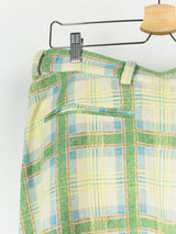 Kiko Kostadinov SS19 00062019 Ganges Pleated Trouser (Madras Check)