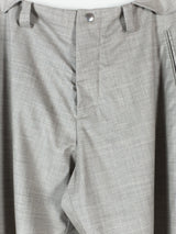 Kiko Kostadinov SS18 00042018 'Blake' Backzip Trouser Beige