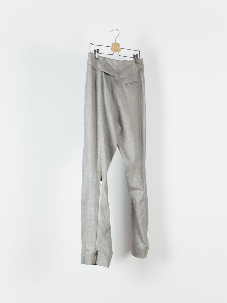 Kiko Kostadinov SS18 00042018 'Blake' Backzip Trouser Beige