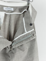 Kiko Kostadinov SS18 00042018 'Blake' Backzip Trouser Beige