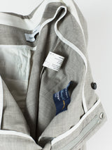 Kiko Kostadinov SS18 00042018 'Blake' Backzip Trouser Beige