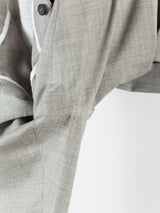 Kiko Kostadinov SS18 00042018 'Blake' Backzip Trouser Beige