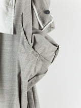 Kiko Kostadinov SS18 00042018 'Blake' Backzip Trouser Beige