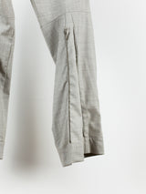 Kiko Kostadinov SS18 00042018 'Blake' Backzip Trouser Beige