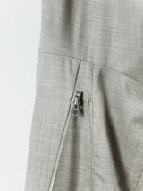 Kiko Kostadinov SS18 00042018 'Blake' Backzip Trouser Beige