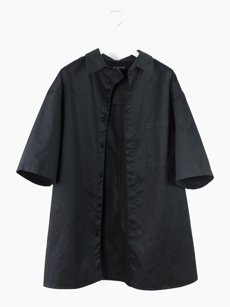 Balenciaga SS19 Tattoo Pulled S/S Shirt