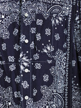 Miyagi Hidetaka Remake Bandana Flannel Shirt