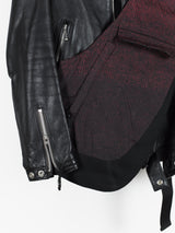 Undercover AW09 Earmuff Maniac Knit Insert Leather Rider