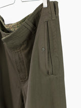 Maharishi 00s Single-Pleat Wool/Cotton Articulated Pants