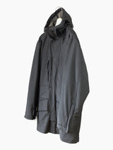 Massimo Osti Production 00s Rubberized Black Parka