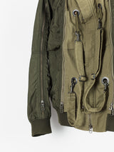 Final Home 90s Convertible Bomber Jacket