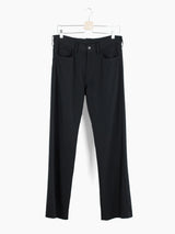 Yohji Yamamoto Pour Homme Wool Gabardine Flared Jeans