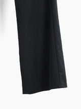 Yohji Yamamoto Pour Homme Wool Gabardine Flared Jeans