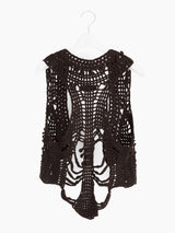 Zucca 00s Spiderweb Crochet Holster Vest