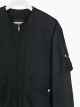 Ramon Rivera Layered Cargo Pocket Liner Jacket