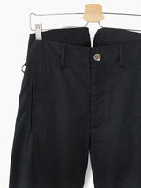 Ramon Rivera High Waisted Split-Back Flared Trousers