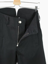 Ramon Rivera High Waisted Split-Back Flared Trousers
