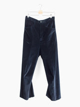 Kozaburo SS18 Velour 3D Tailored Trousers