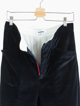 Kozaburo SS18 Velour 3D Tailored Trousers