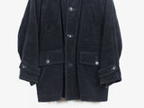 Comme des Garçons Homme 1990 Corduroy Leather-Collar Mac