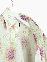 Alexander Van Slobbe 90s Future Floral Knit Shirt